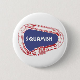 Badge Rond 5 Cm Carabinier Escalade Squamish