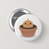 Badge Rond 5 Cm Caractère oignon (Devant & derrière)