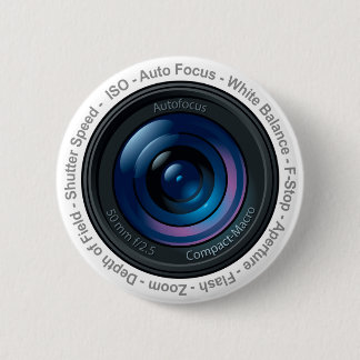 Badge Rond 5 Cm Caractéristique de DSLR