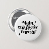 Badge Rond 5 Cm Caractéristique principale énergie (Devant & derrière)