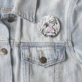 Badge Rond 5 Cm Carde Alice de attaque (En situation)