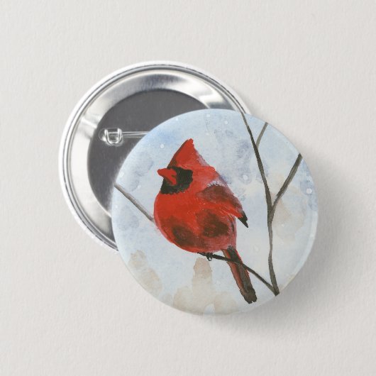 Badge Rond 5 Cm Cardinal (Devant & derrière)