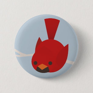 Badge Rond 5 Cm Cardinal