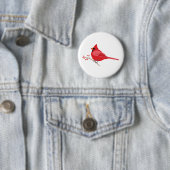 Badge Rond 5 Cm Cardinal du nord (En situation)
