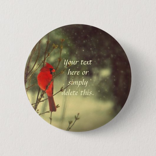 Badge Rond 5 Cm Cardinal masculin (Devant)