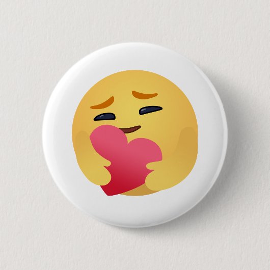 Badge Rond 5 Cm Care Emojis Facebook (Devant)