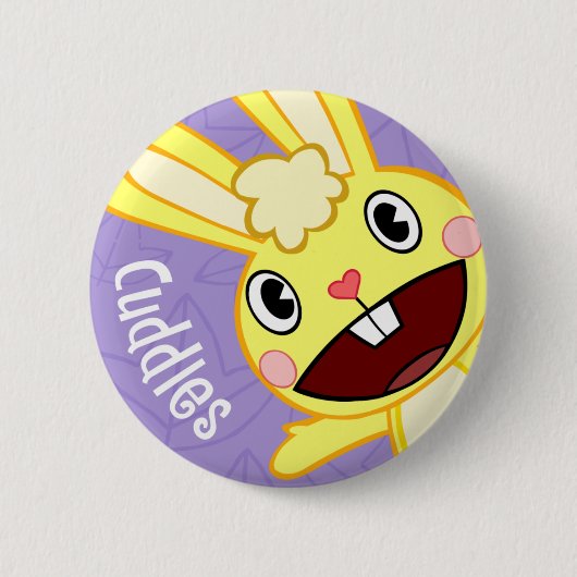 Badge Rond 5 Cm caresse le bouton mignon (Devant)