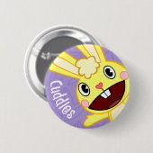 Badge Rond 5 Cm caresse le bouton mignon (Devant & derrière)