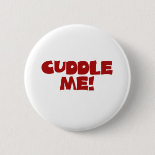 Badge Rond 5 Cm Caressez-moi