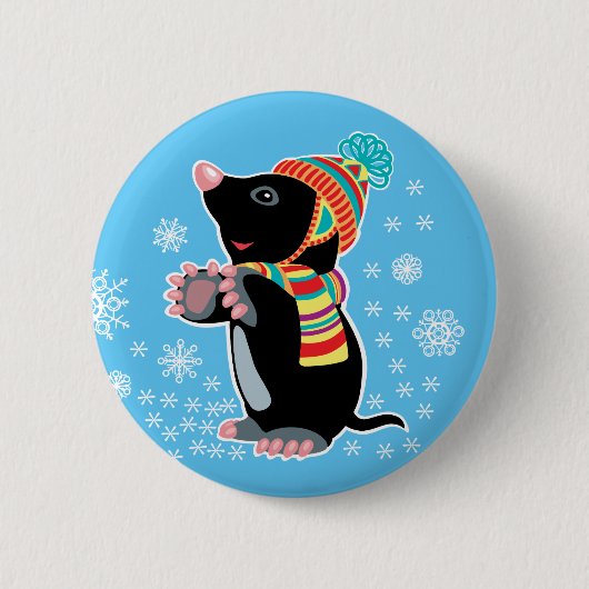 Badge Rond 5 Cm caricature (Devant)
