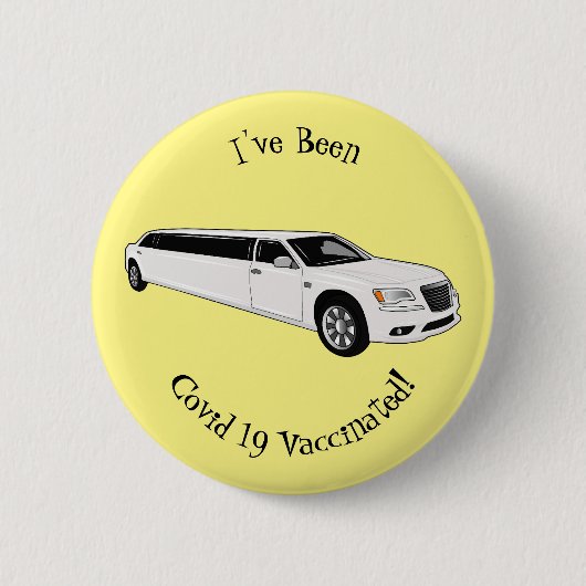 Badge Rond 5 Cm Caricature limousine (Devant)