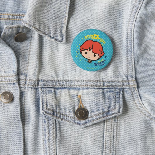 Badge Rond 5 Cm Caricature Ron Weasley Engorgio Spell (En situation)