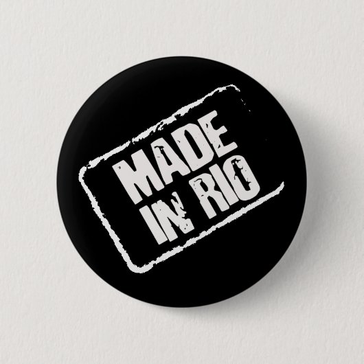 BADGE ROND 5 CM CARIOCA MADE IN RIO STAMP (Devant)