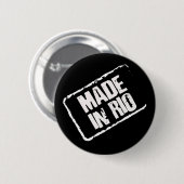 BADGE ROND 5 CM CARIOCA MADE IN RIO STAMP (Devant & derrière)