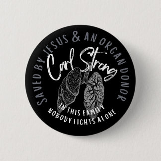 Badge Rond 5 Cm Carl Allison sauvé par Bouton donneur d'organes