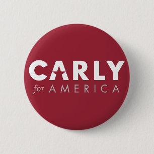 Badge Rond 5 Cm CARLY FIORINA pour le bouton du président 2016