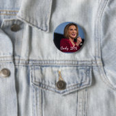 Badge Rond 5 Cm Carly Fiorina pour le président (En situation)
