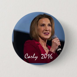 Badge Rond 5 Cm Carly Fiorina pour le président