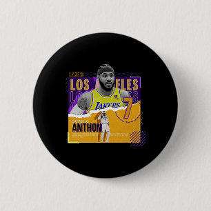 Badge Rond 5 Cm Carmelo-anthony -basketball-papier-affiche-lakers
