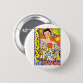 Badge Rond 5 Cm Carnaval au Panama (Devant & derrière)