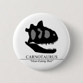 Badge Rond 5 Cm Carnotaurus (Devant)