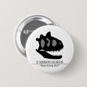 Badge Rond 5 Cm Carnotaurus (Devant & derrière)
