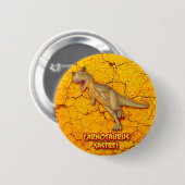 Badge Rond 5 Cm Carnotaurus Sastrei (Devant & derrière)