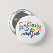 Badge Rond 5 Cm Caroline du Sud (Devant & derrière)