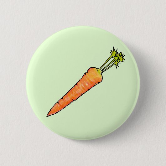 Badge Rond 5 Cm Carotte (Devant)