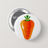 Badge Rond 5 Cm Carotte (Devant & derrière)