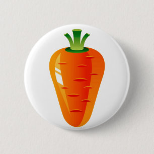 Badge Rond 5 Cm Carotte