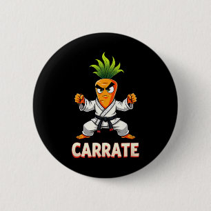 Badge Rond 5 Cm Carotte Karate Mixed martial art Étudiants formate