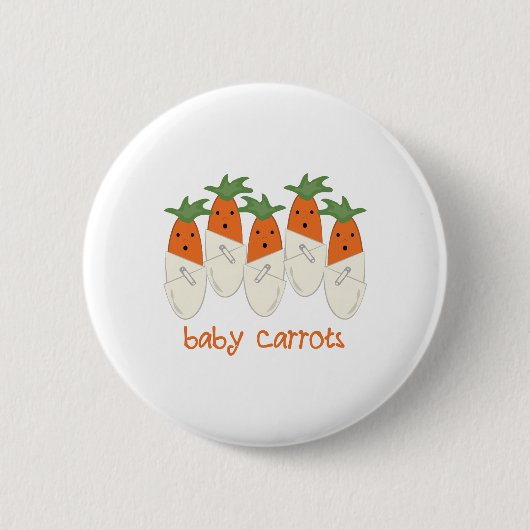 Badge Rond 5 Cm Carottes de bébé (Devant)