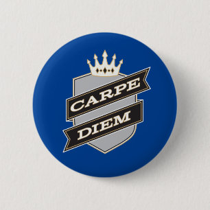 Badge Rond 5 Cm Carpe Diem
