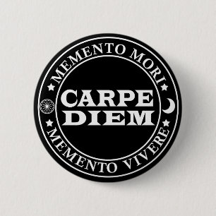 Badge Rond 5 Cm Carpe diem