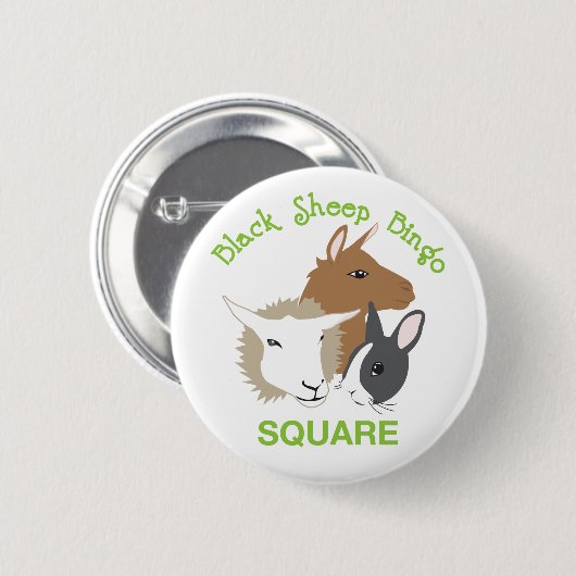 Badge Rond 5 Cm Carré (Devant & derrière)