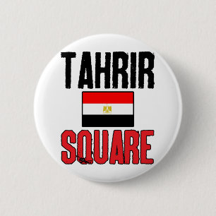 Badge Rond 5 Cm Carré de Tahrir