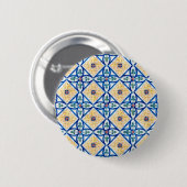 Badge Rond 5 Cm Carreaux en céramique (Devant & derrière)