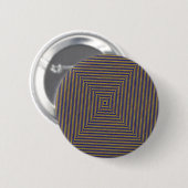 Badge Rond 5 Cm Carrés géométriques (Devant & derrière)