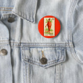 Badge Rond 5 Cm carrot man Victorian (En situation)
