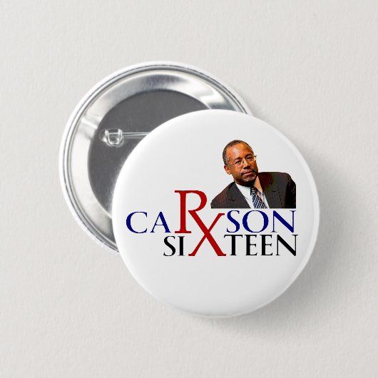 Badge Rond 5 Cm Carson '16 (Devant & derrière)