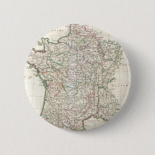 Badge Rond 5 Cm Carte ancienne de France (1771)