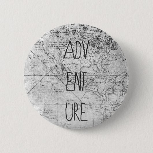 Badge Rond 5 Cm Carte d'aventure (Devant)