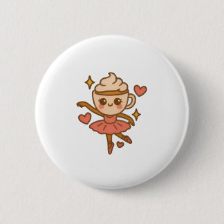 Badge Rond 5 Cm Carte d'identité italienne Cappuccina Ballerina
