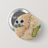 Badge Rond 5 Cm Carte du Madagascar (Devant & derrière)