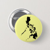 Badge Rond 5 Cm Carte philippine (Devant & derrière)