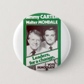 Badge Rond 5 Cm Carter - Mondale (Devant)