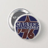 Badge Rond 5 Cm Carter Mondale 76 (Devant & derrière)