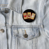 Badge Rond 5 Cm Cartes de tir (1) (En situation)