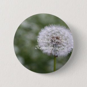 Badge Rond 5 Cm Cartes et cadeaux de mariage Fleurs Sauvages